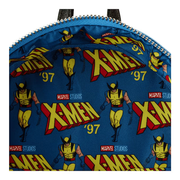 LOUNGEFLY MARVEL SHINE WOLVERINE COSPLAY BACKPACK (usagé)
