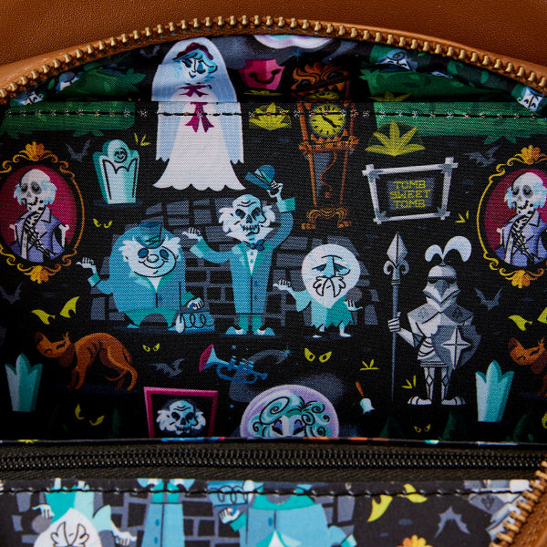 LOUNGEFLY DISNEY HAUNTED MANSION CLOCK CROSSBODY