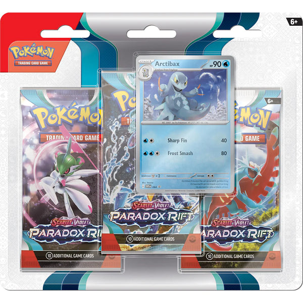 SCARLET & VIOLET PARADOX RIFT 3 PACK BLISTER (POKEMON) (usagé)