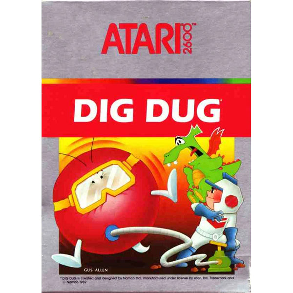 ATARI 2600 DIG DUG