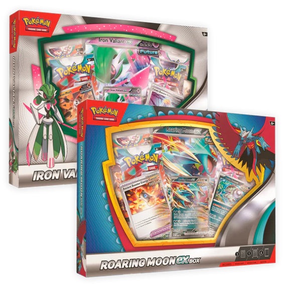 ROARING MOON / IRON VALIANT EX BOX (POKEMON)