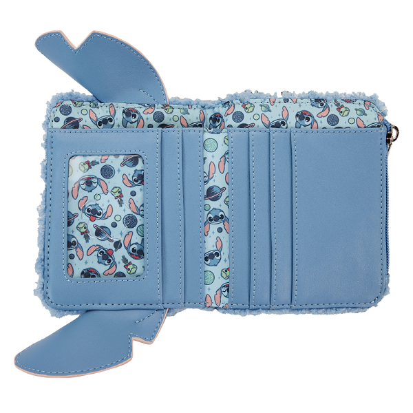 LOUNGEFLY DISNEY STITCH PLUSH WALLET
