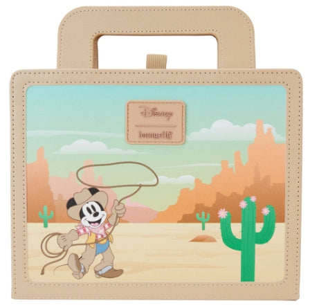 LOUNGEFLY DISNEY MICKEY & MINNIE LUNCHBOX JOURNAL