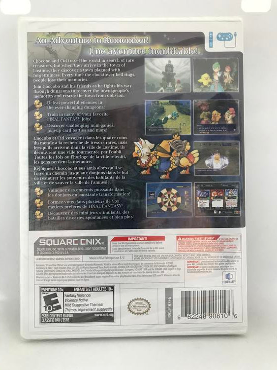 FINAL FANTASY FABLES CHOCOBO DUNGEON (BRAND NEW / SEALED)
