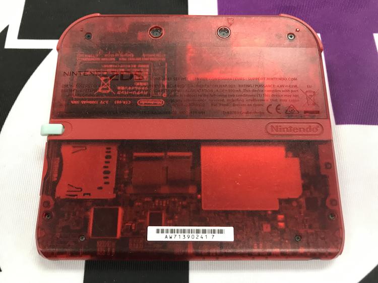 NINTENDO 2DS CRYSTAL RED