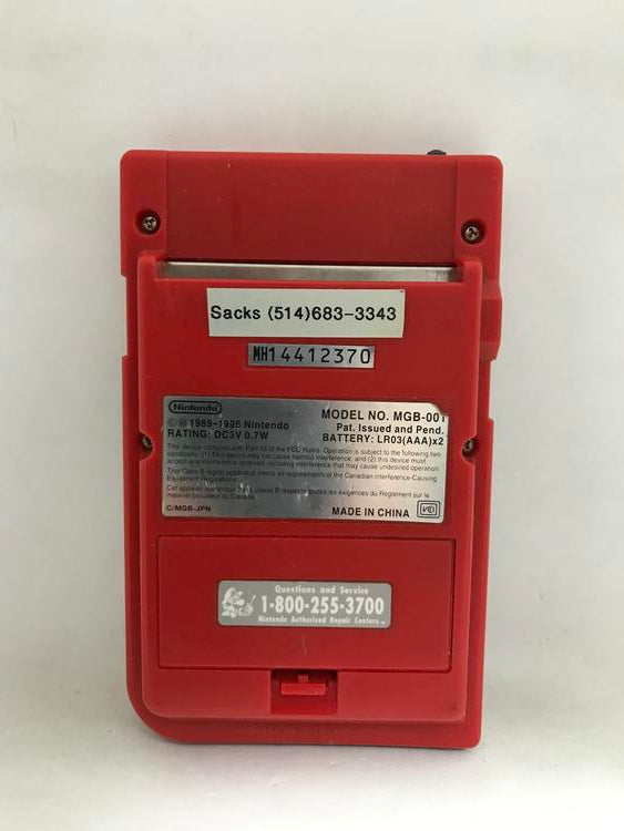 GAMEBOY POCKET RED (used)