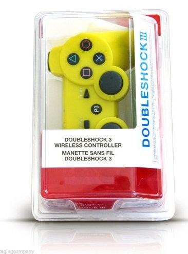 CONTROLLER WIRELESS YELLOW JOBBER (PS3)