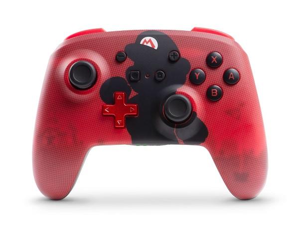 ENHANCED WIRELESS CONTROLLER MARIO SILHOUETTE (SWITCH)