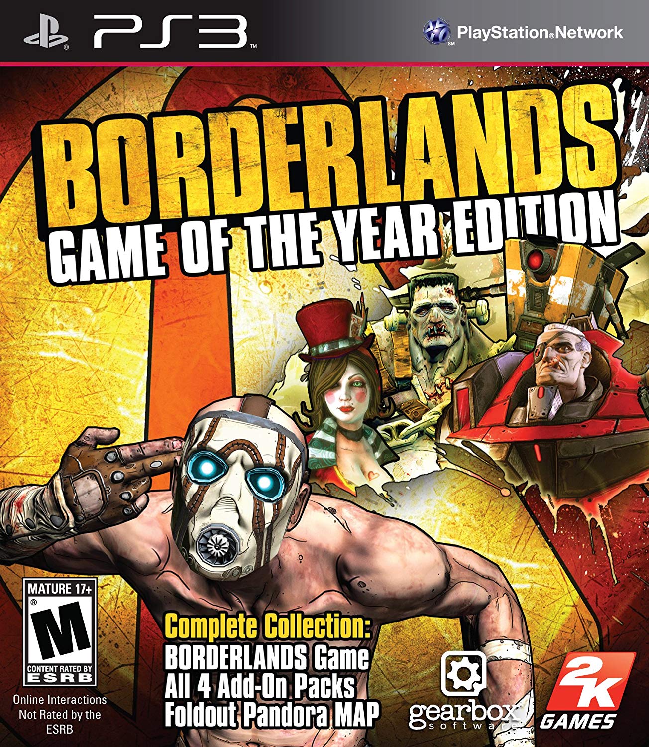 BORDERLANDS GAME OF THE YEAR EDITION (COMPLETE IN BOX)