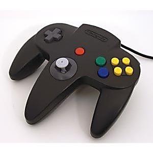 CONTROLLER BLACK NINTENDO - NEW JOYSTICK (N64)