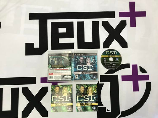 CSI FATAL CONSPIRACY (COMPLETE IN BOX)
