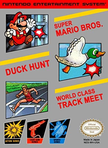 SUPER MARIO BROS. / DUCK HUNT / WORLD CLASS TRACK MEET (usagé)