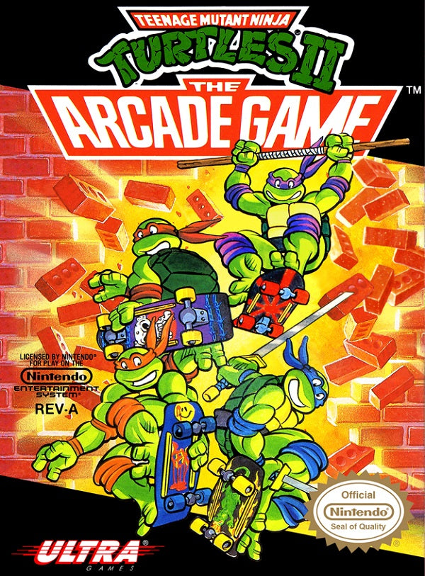 TEENAGE MUTANT NINJA TURTLES II THE ARCADE GAME