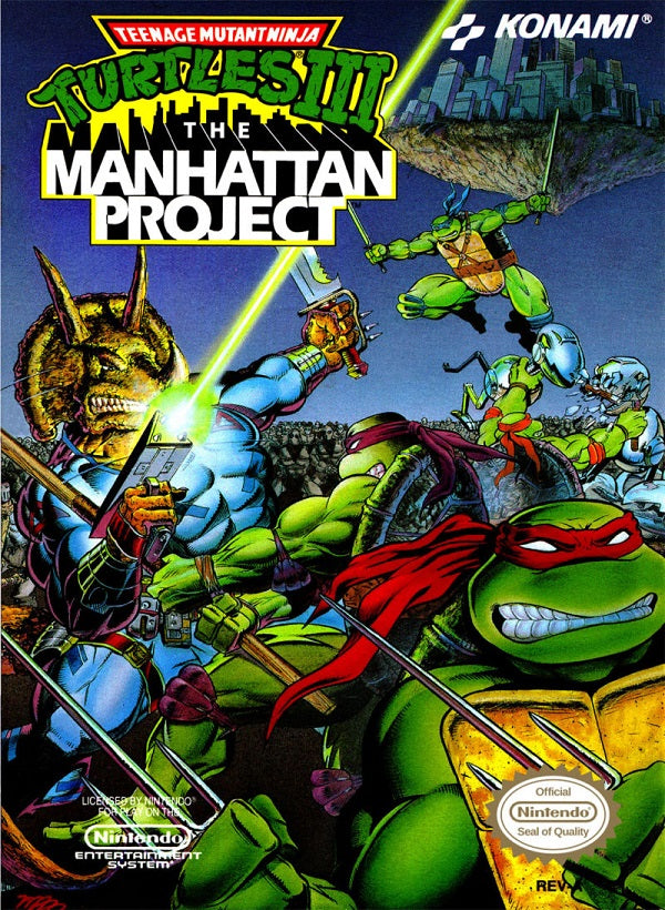 TEENAGE MUTANT NINJA TURTLES III THE MANHATTAN PROJECT