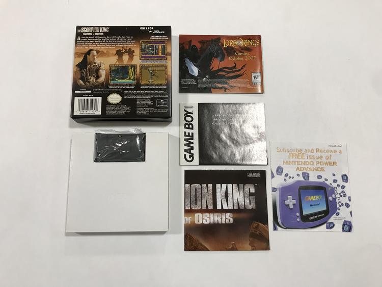 THE SCORPION KING SWORD OF OSIRIS (COMPLETE IN BOX)