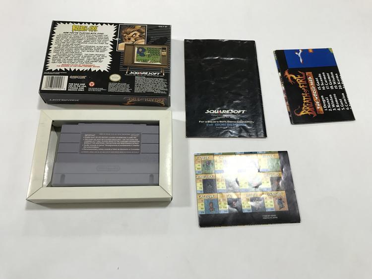 BREATH OF FIRE (COMPLETE IN BOX)