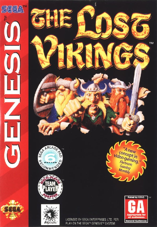 THE LOST VIKINGS (COMPLETE IN BOX)