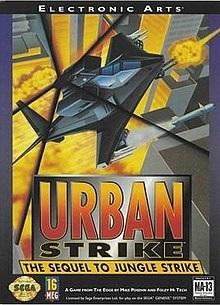 URBAN STRIKE THE SEQUEL TO JUNGLE STRIKE (WITH MANUAL)