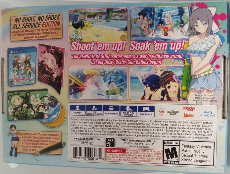 SENRAN KAGURA PEACH BEACH SPLASH LIMITED EDITION (usagé)