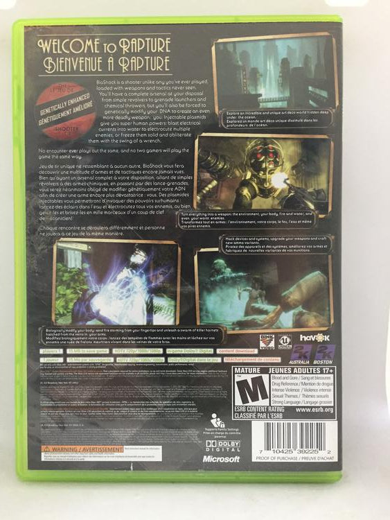 BIOSHOCK LIMITED EDITION (COMPLETE IN BOX) (usagé)