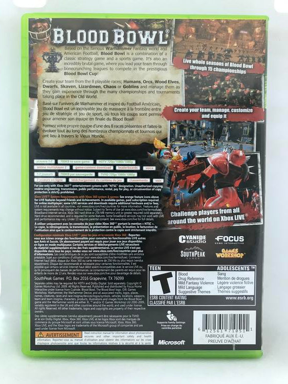 BLOOD BOWL (COMPLETE IN BOX) (usagé)
