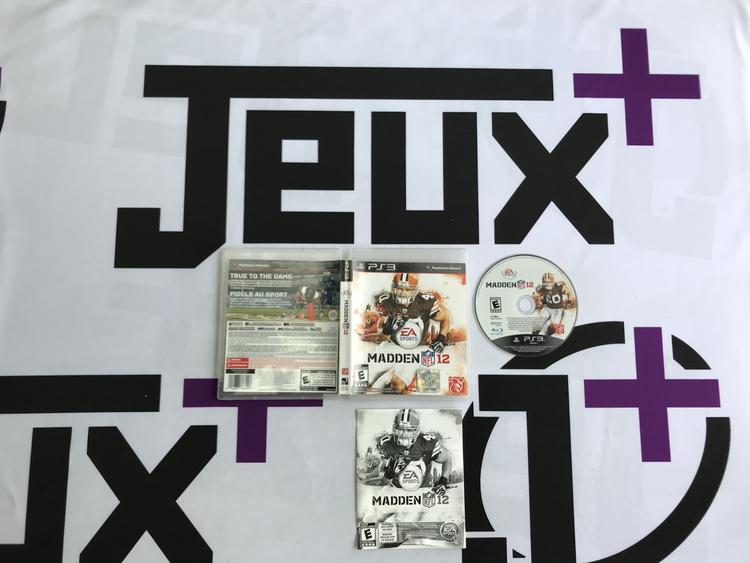 MADDEN NFL 12 (WITH BOX) (usagé)