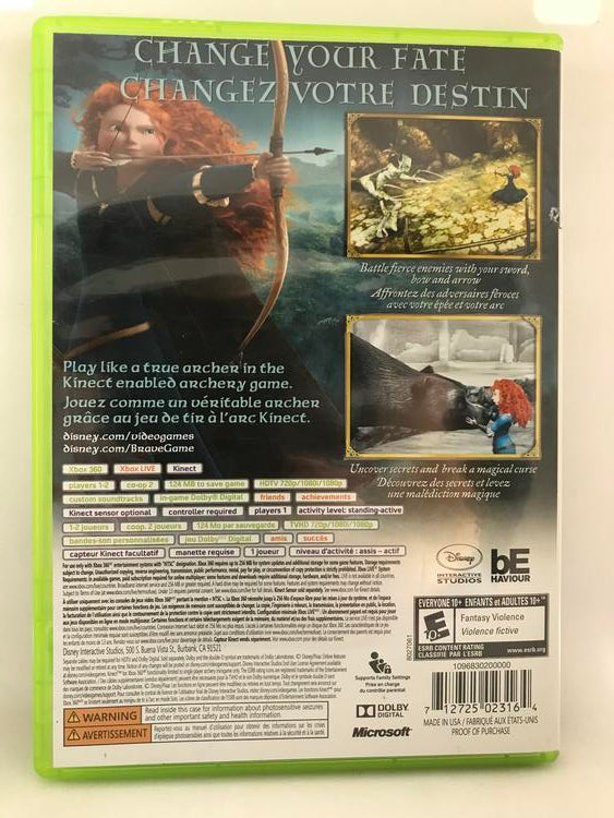 BRAVE THE VIDEO GAME (COMPLETE IN BOX) (usagé)