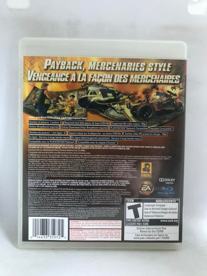 MERCENARIES 2 WORLD IN FLAMES (WITH BOX) (usagé)