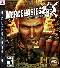 MERCENARIES 2 WORLD IN FLAMES (WITH BOX) (usagé)