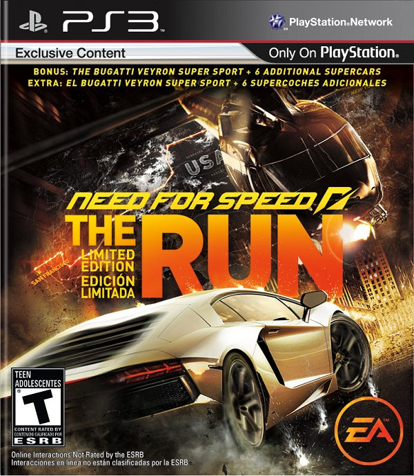 NEED FOR SPEED THE RUN LIMITED EDITION (WITH BOX) (usagé)