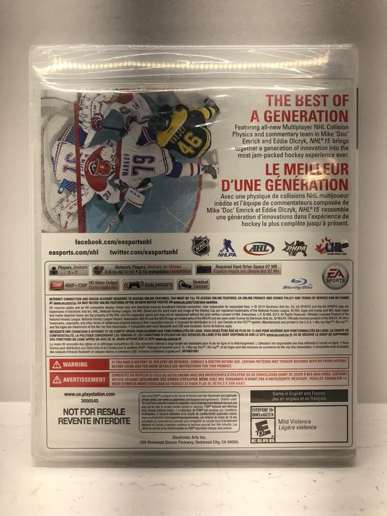 NHL 15 (BRAND NEW / SEALED) (usagé)