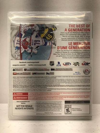 NHL 15 (BRAND NEW / SEALED) (usagé)