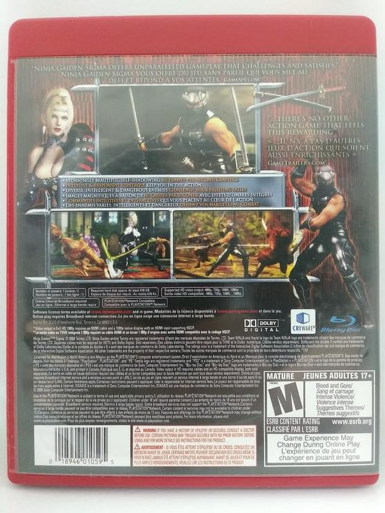 NINJA GAIDEN SIGMA (usagé)