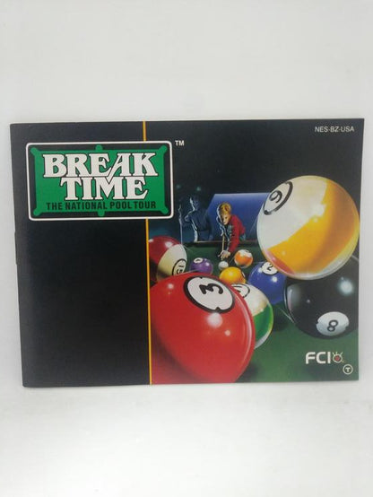 BREAK TIME THE NATIONAL POOL TOUR (COMPLETE IN BOX) (usagé)
