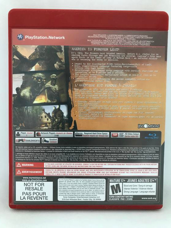 RESISTANCE 2 GREATEST HITS (COMPLETE IN BOX)