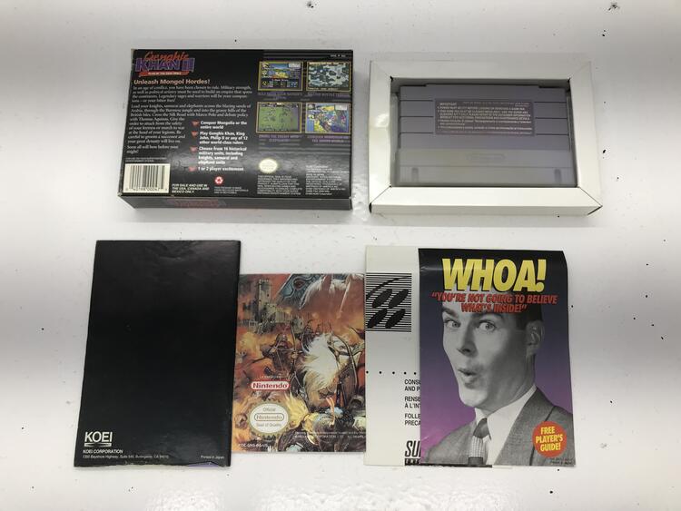 GENGHIS KHAN II CLAN OF THE GRAY WOLF (COMPLETE IN BOX)