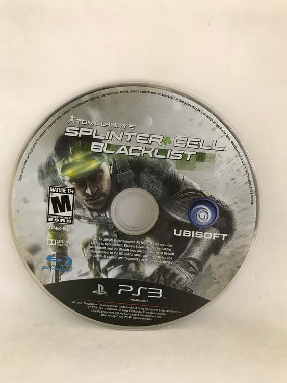 TOM CLANCY'S SPLINTER CELL BLACKLIST (CD ONLY) (usagé)