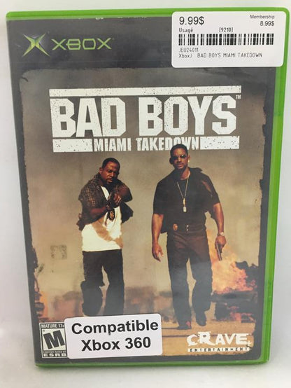 BAD BOYS MIAMI TAKEDOWN (COMPLETE IN BOX) (usagé)