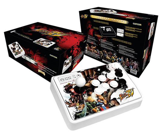 STREET FIGHTER IV W/ ARCADE FIGHTING STICK (WITH BOX) (usagé)