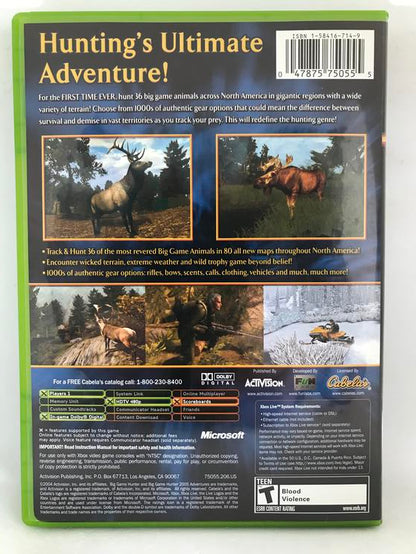 CABELA'S BIG GAME HUNTER 2005 ADVENTURES (COMPLETE IN BOX) (usagé)