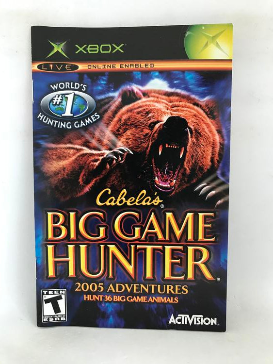 CABELA'S BIG GAME HUNTER 2005 ADVENTURES (COMPLETE IN BOX) (usagé)