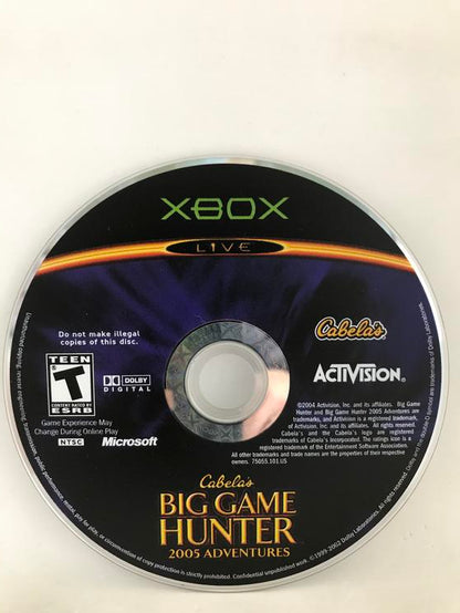 CABELA'S BIG GAME HUNTER 2005 ADVENTURES (COMPLETE IN BOX) (usagé)