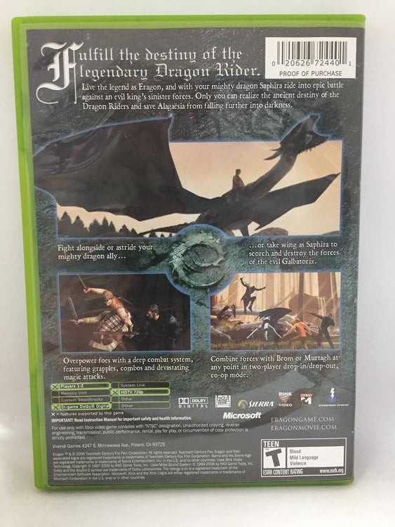 ERAGON (COMPLETE IN BOX) (usagé)