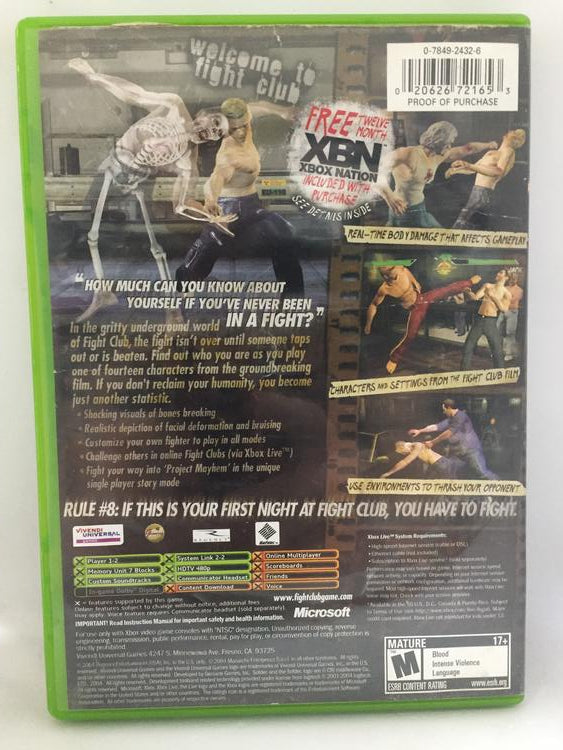FIGHT CLUB (WITH BOX) (usagé)