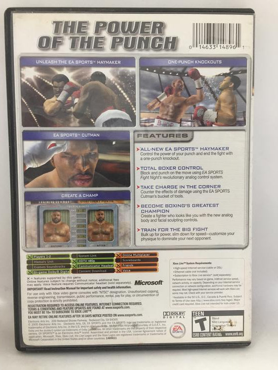 FIGHT NIGHT ROUND 2 (COMPLETE IN BOX) (usagé)