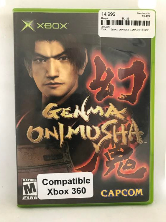 GENMA ONIMUSHA (COMPLETE IN BOX) (usagé)