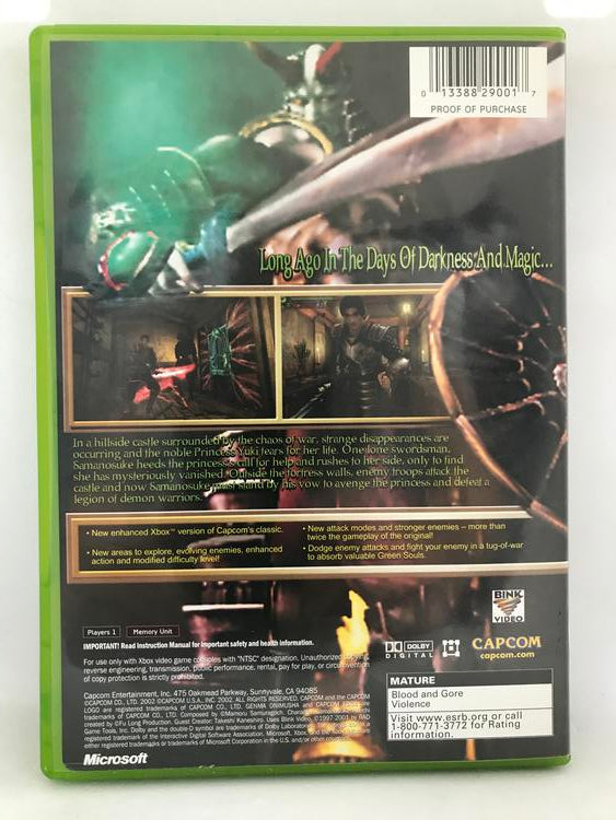 GENMA ONIMUSHA (COMPLETE IN BOX) (usagé)