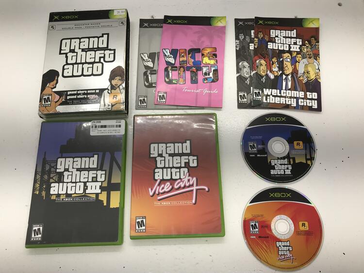 GRAND THEFT AUTO DOUBLE PACK (COMPLETE IN BOX / NO MAP)