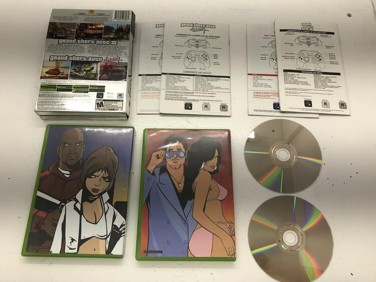 GRAND THEFT AUTO DOUBLE PACK (COMPLETE IN BOX / NO MAP) (usagé)