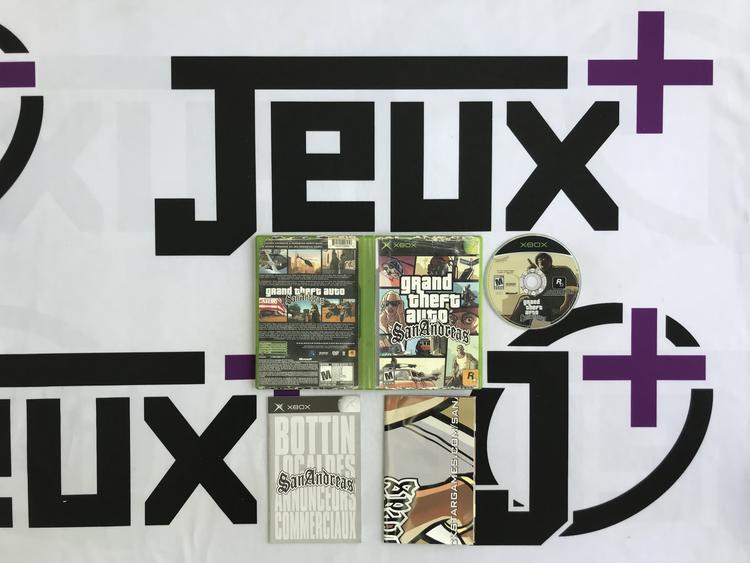 GRAND THEFT AUTO SAN ANDREAS (COMPLETE IN BOX) (usagé)